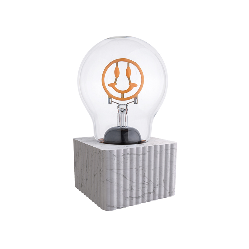 Décorer la base de lampe de table (verre intégré de verre) Décorer la base de lampe de table (verre intégré de verre)